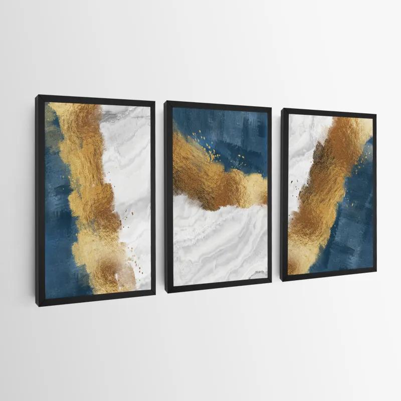 Картина на многоплатна основа Abstractluend White mockup 0