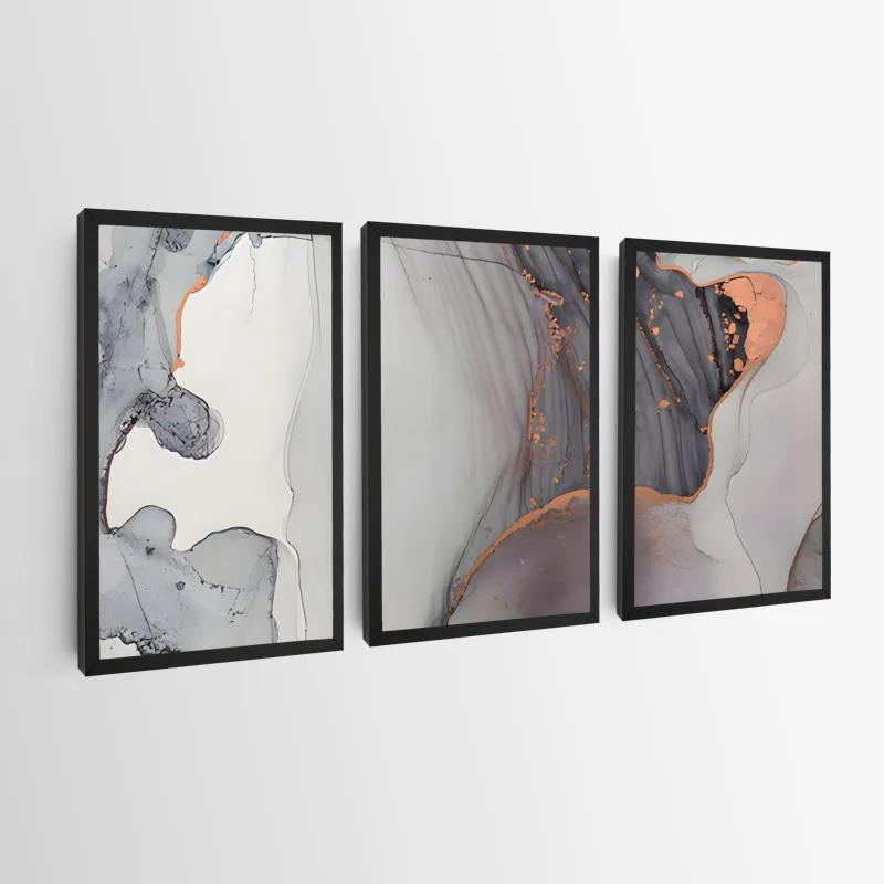 Картина на многоплатна основа Golden Pink mockup 0