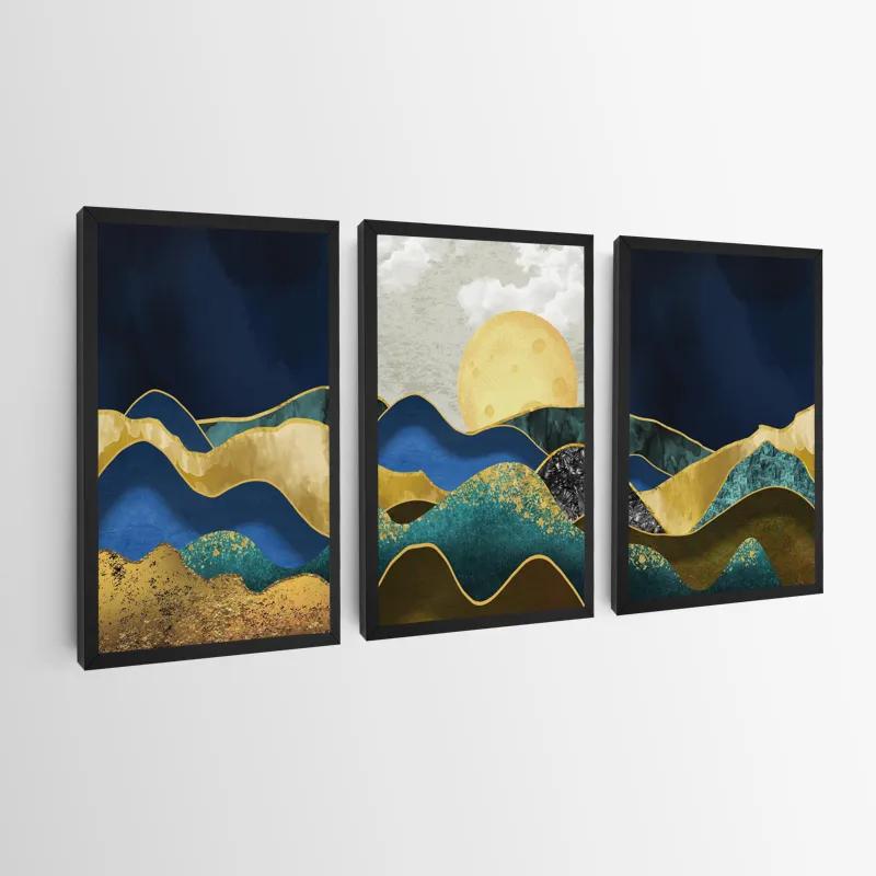 Картина на многоплатна основа Marble Mountains mockup 0