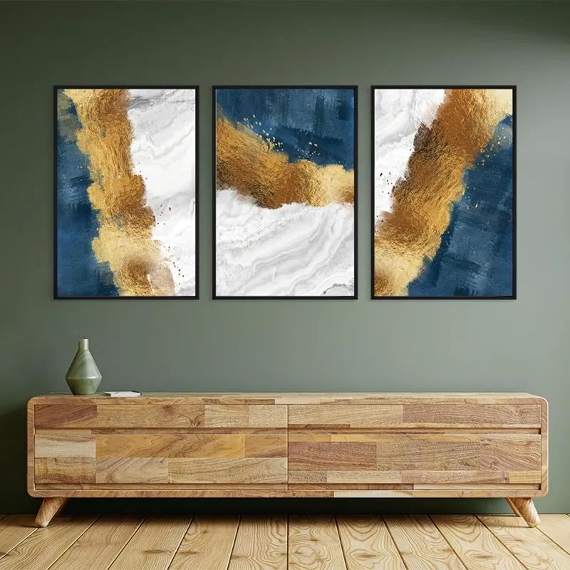 Картина на многоплатна основа Abstractluend White mockup 2