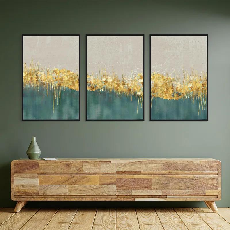 Картина на многоплатна основа Blue Contrast mockup 2