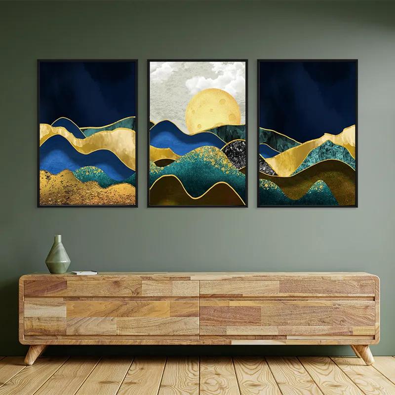 Картина на многоплатна основа Marble Mountains mockup 2