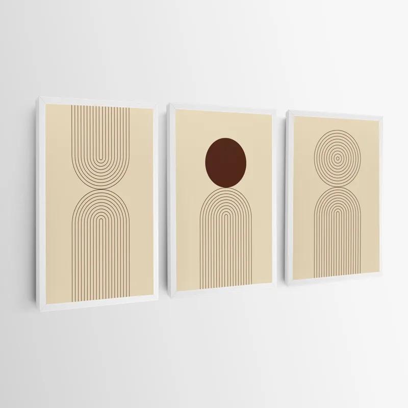 Картина на многоплатна основа Cream Set mockup 0