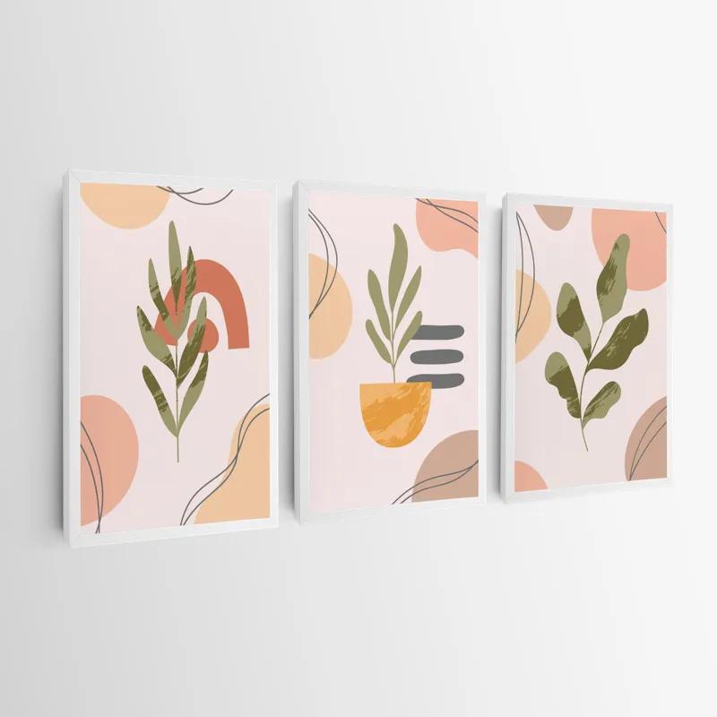 Картина на многоплатна основа Cute Leaf mockup 0