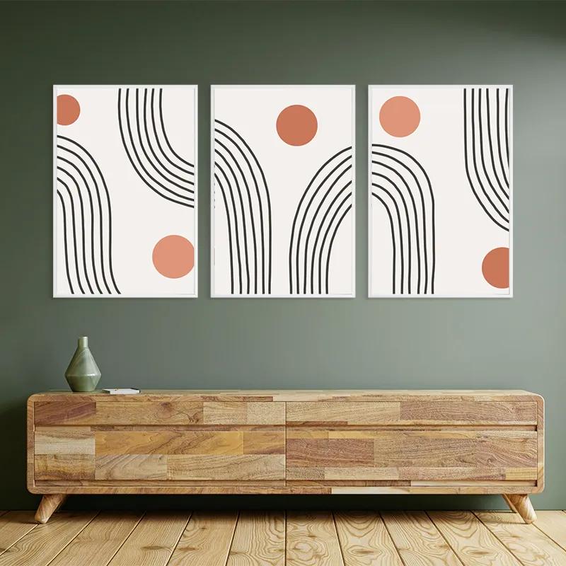 Картина на многоплатна основа Moonnd Lines mockup 2