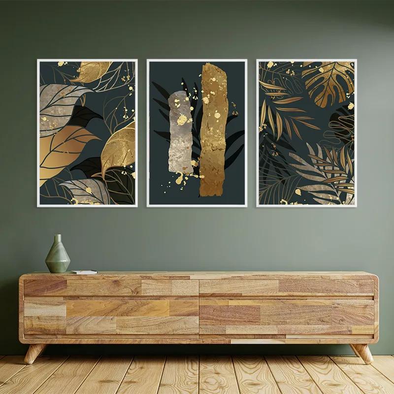 Картина на многоплатна основа Tropical Leaves mockup 2