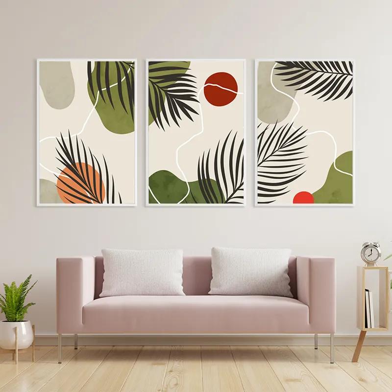 Картина на многоплатна основа Jungle Leaf mockup 3