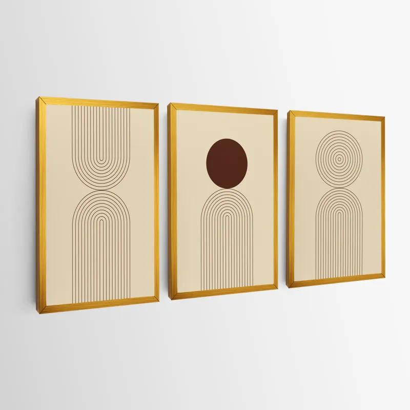 Картина на многоплатна основа Cream Set mockup 0