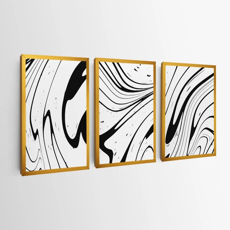 Картина на многоплатна основа White Marblert mockup 0