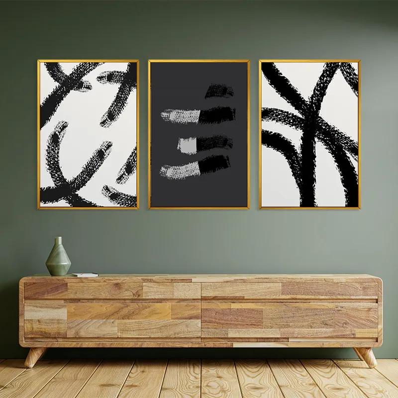 Картина на многоплатна основа Grey Shades mockup 2