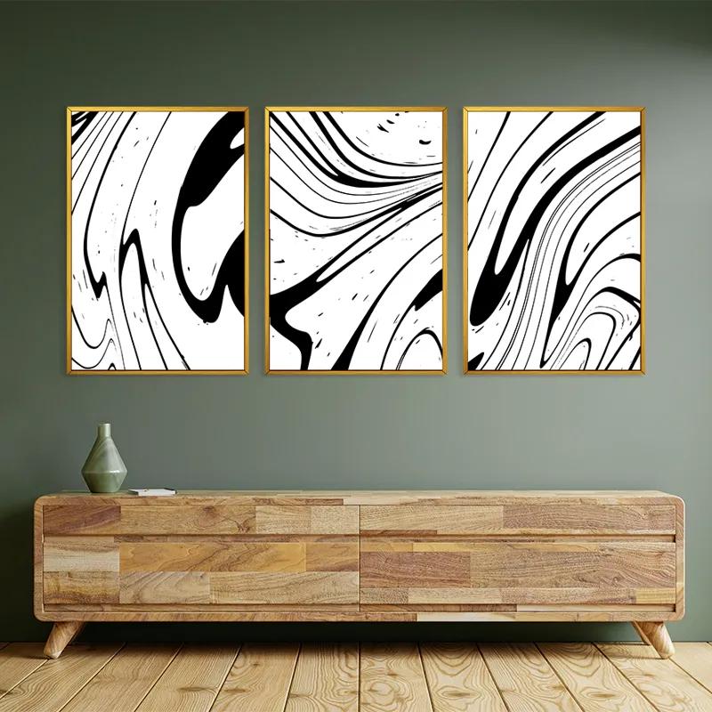 Картина на многоплатна основа White Marblert mockup 2