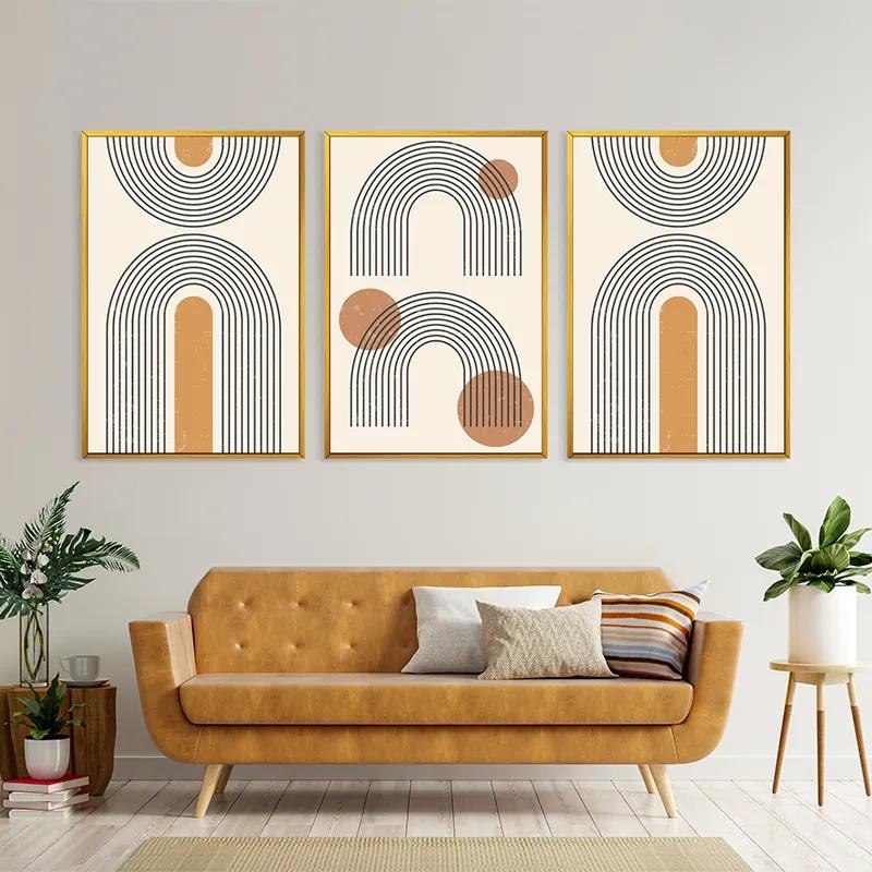 Картина на многоплатна основа Arch Poster Set mockup 4