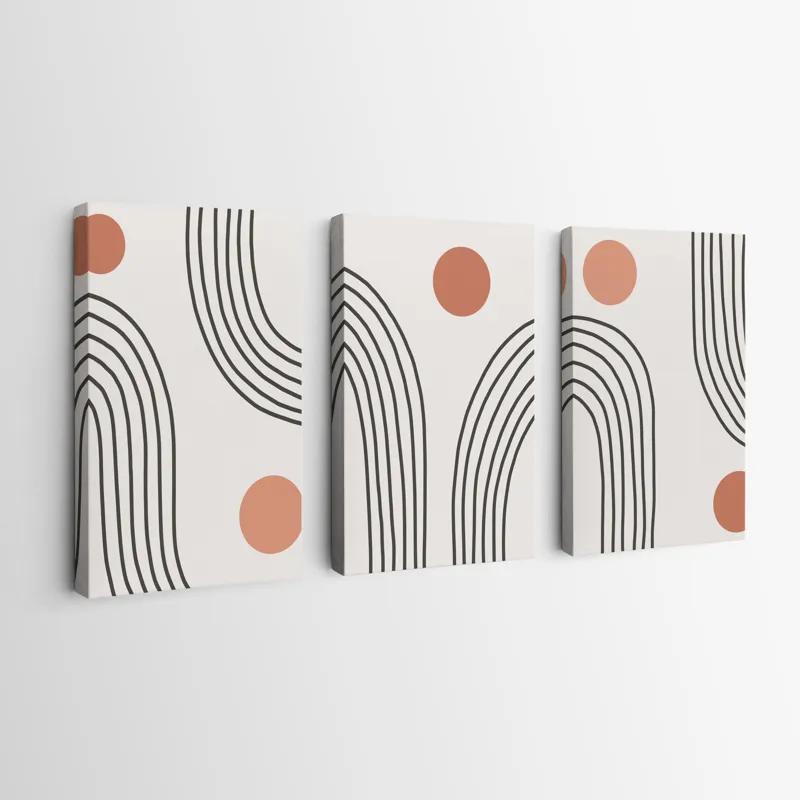 Картина на многоплатна основа Moonnd Lines mockup 0