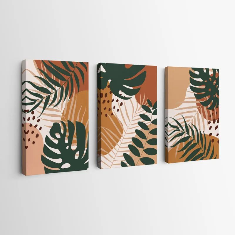 Tropical Green Leaves mockup 0