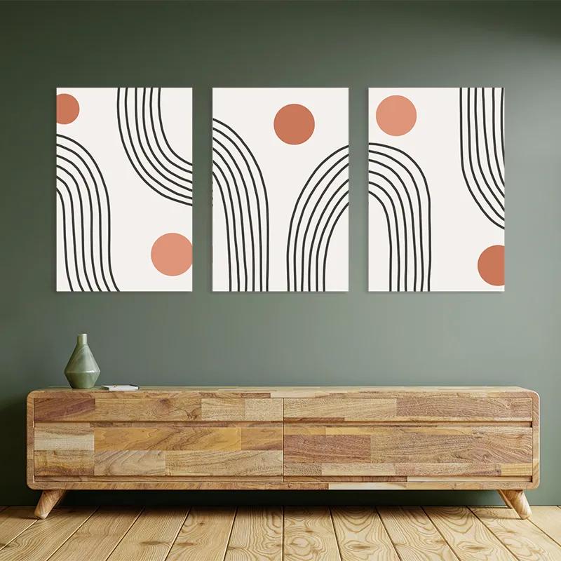 Картина на многоплатна основа Moonnd Lines mockup 2