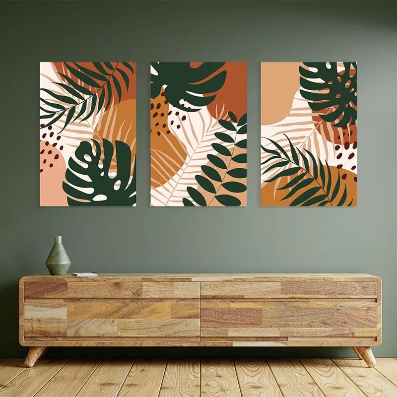 Tropical Green Leaves mockup 2