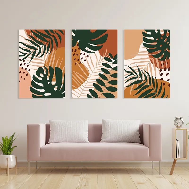 Tropical Green Leaves mockup 3