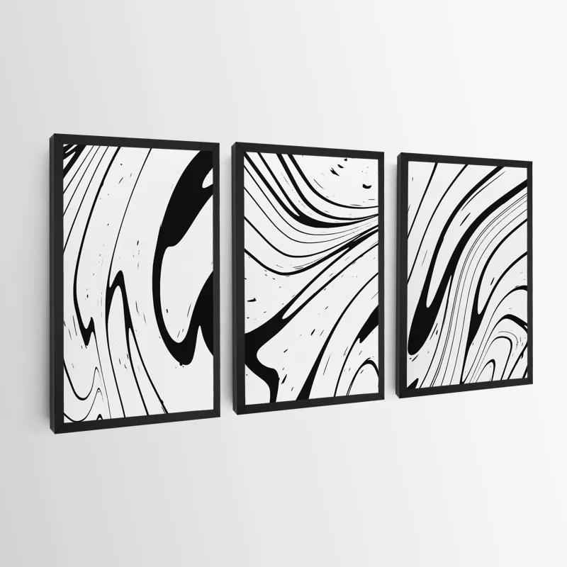 Картина на многоплатна основа White Marblert mockup 0