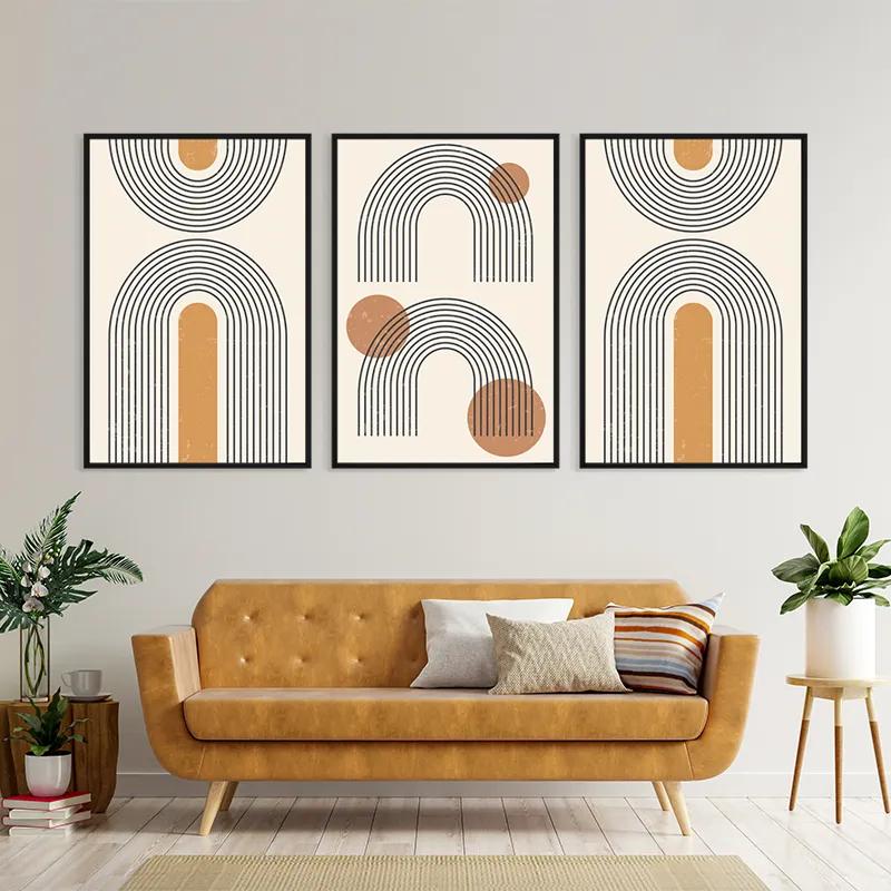 Картина на многоплатна основа Arch Poster Set mockup 4