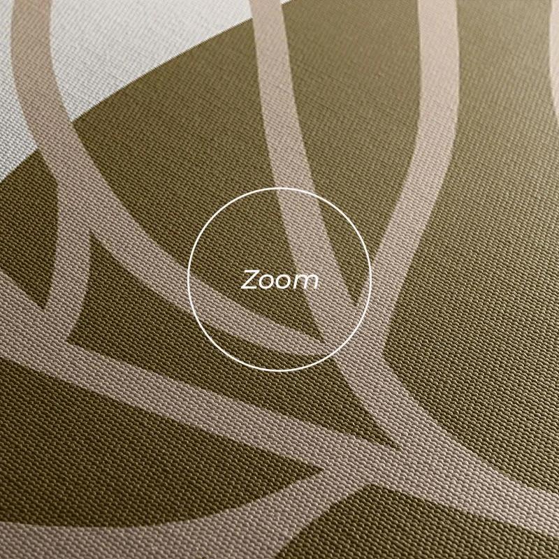 Картина на многоплатна основа Brown Cream Leaf mockup 1