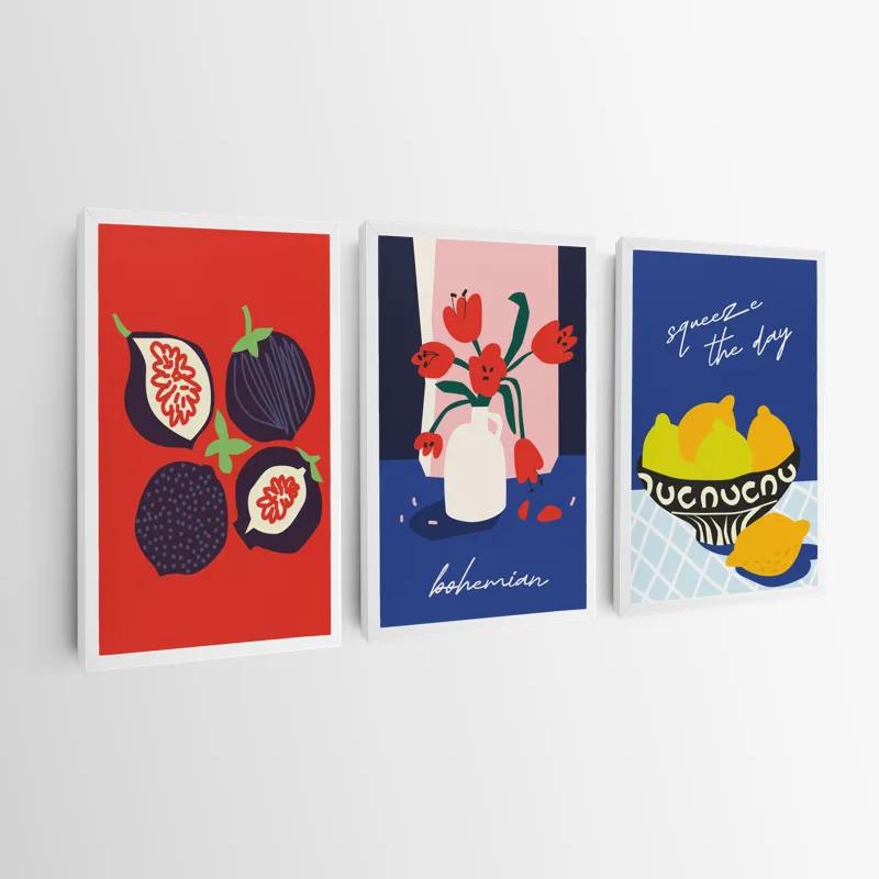 Картина на многоплатна основа Fruits Set mockup 0