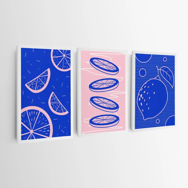 Картина на многоплатна основа Lemon Set mockup 0