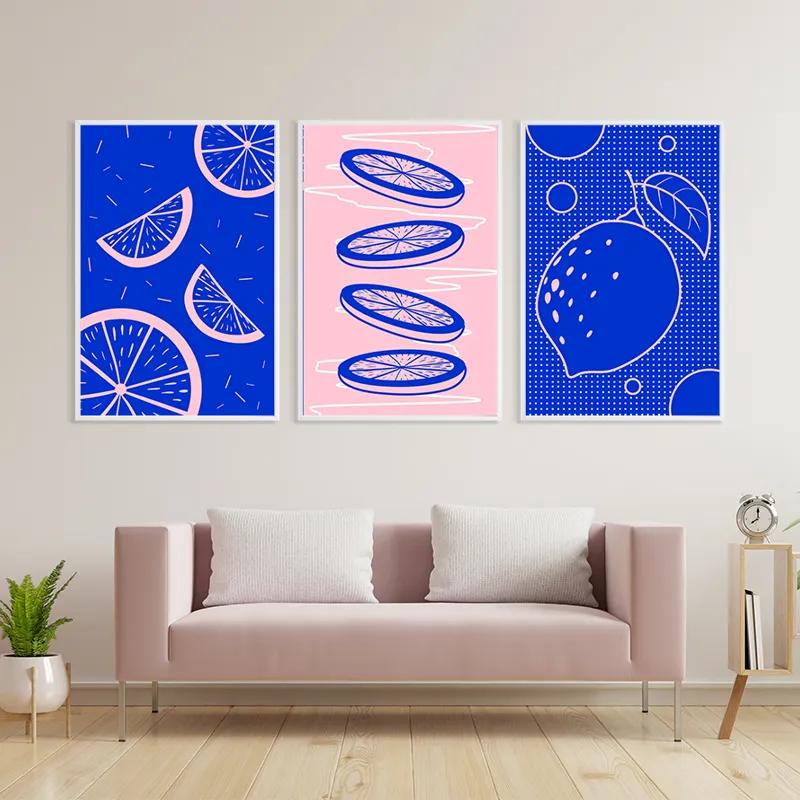 Картина на многоплатна основа Lemon Set mockup 3