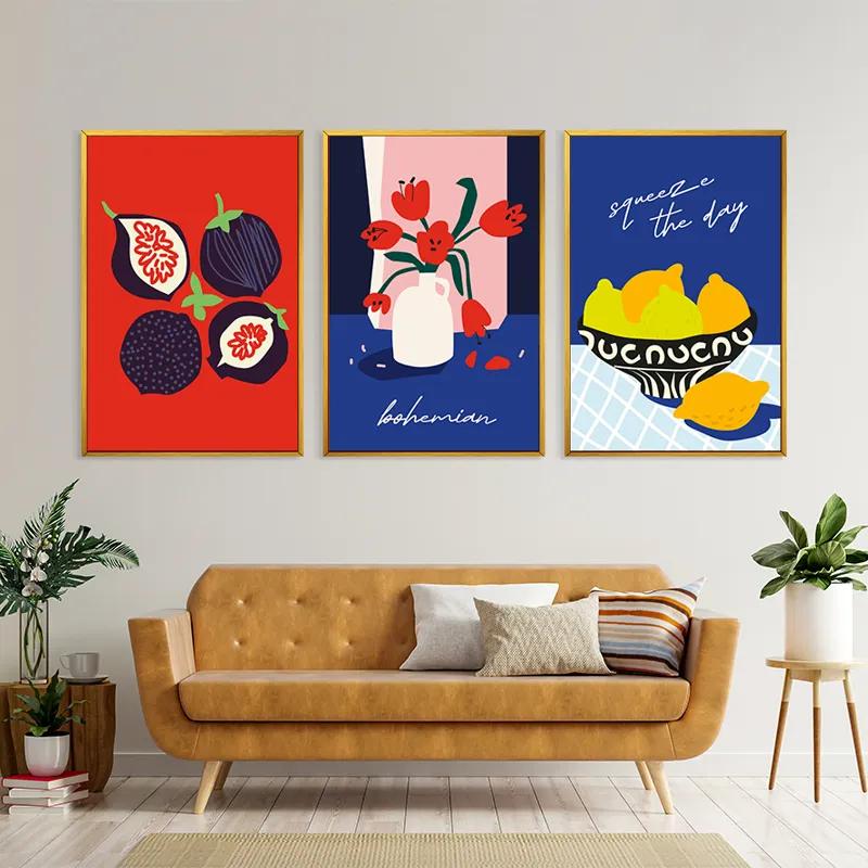 Картина на многоплатна основа Fruits Set mockup 4