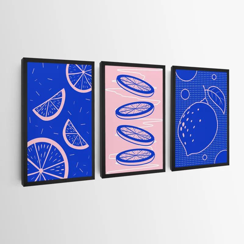 Картина на многоплатна основа Lemon Set mockup 0