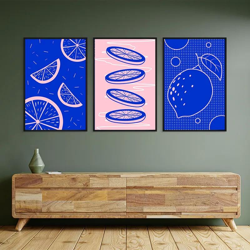 Картина на многоплатна основа Lemon Set mockup 2