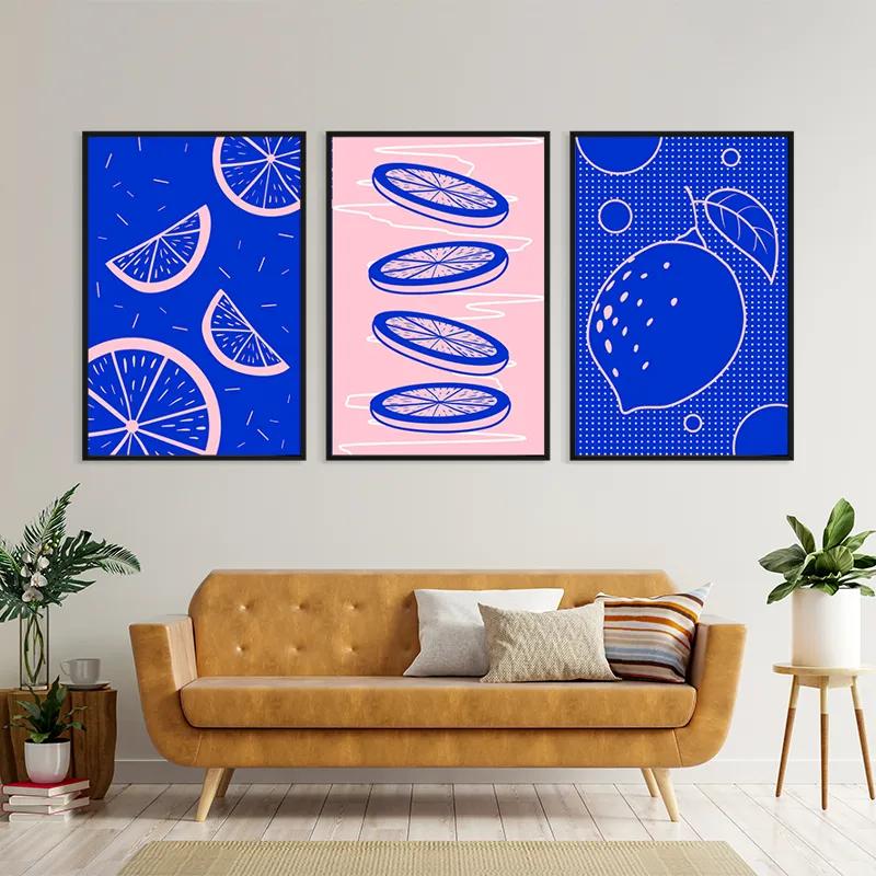 Картина на многоплатна основа Lemon Set mockup 4