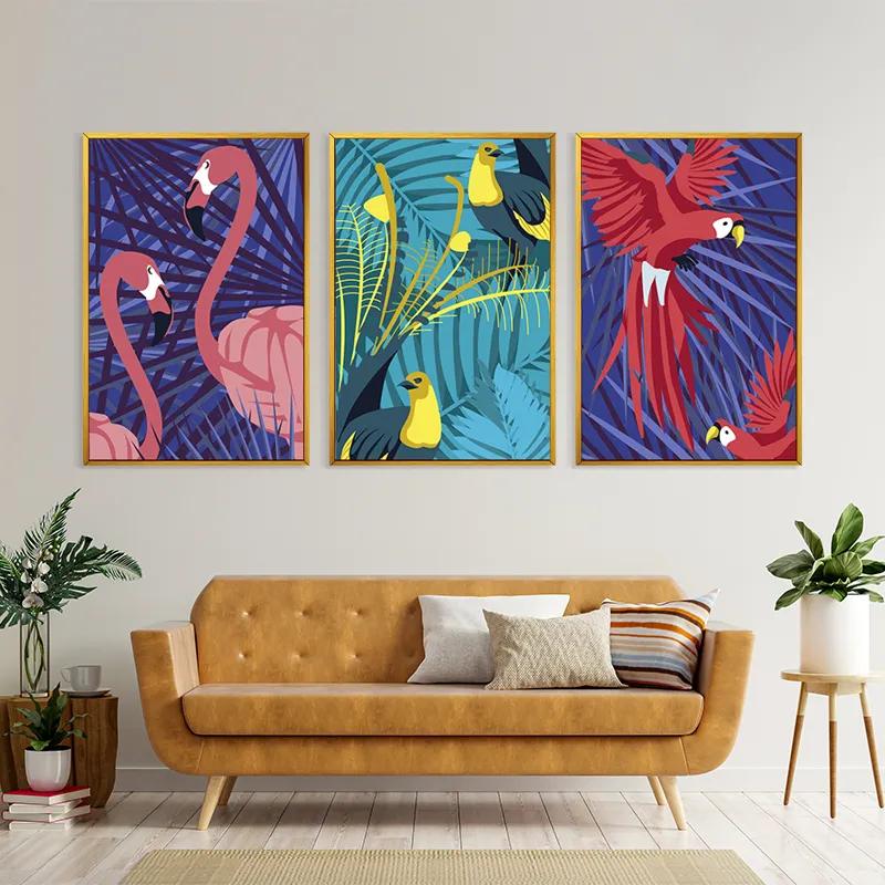 Картина на многоплатна основа Exoticirds Set mockup 4