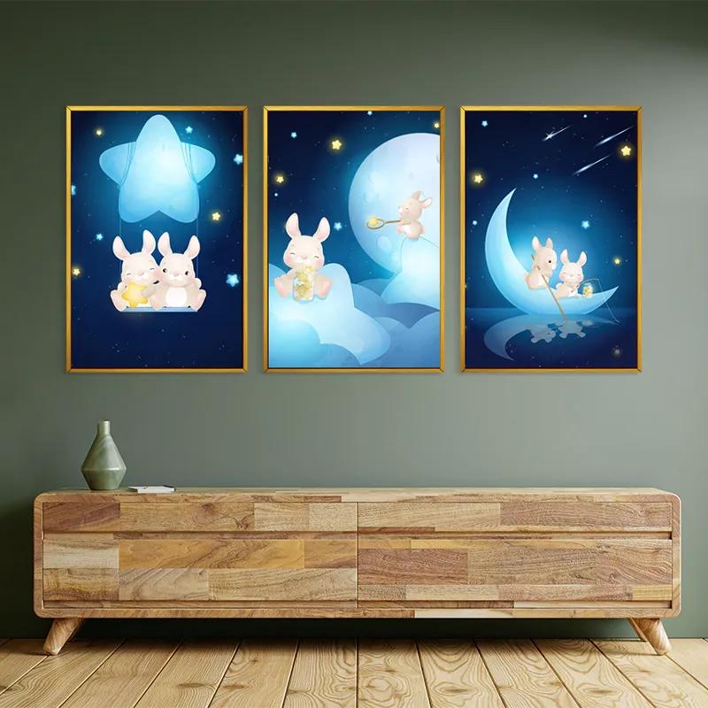 Картина на многоплатна основа Star Nightunny mockup 2