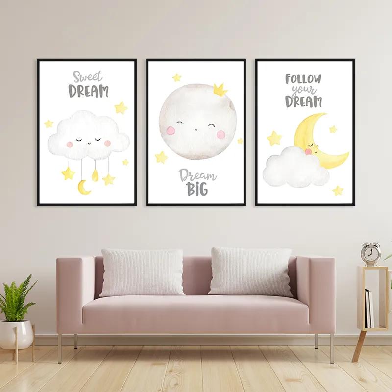 Картина на многоплатна основа Dreamig Set mockup 3