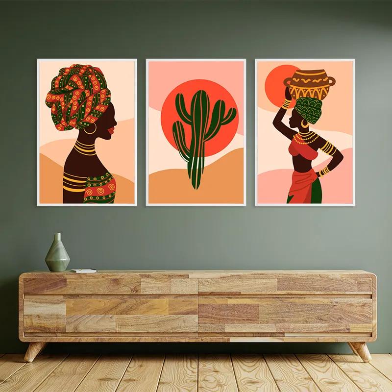 Картина на многоплатна основа African Tradition Set mockup 2