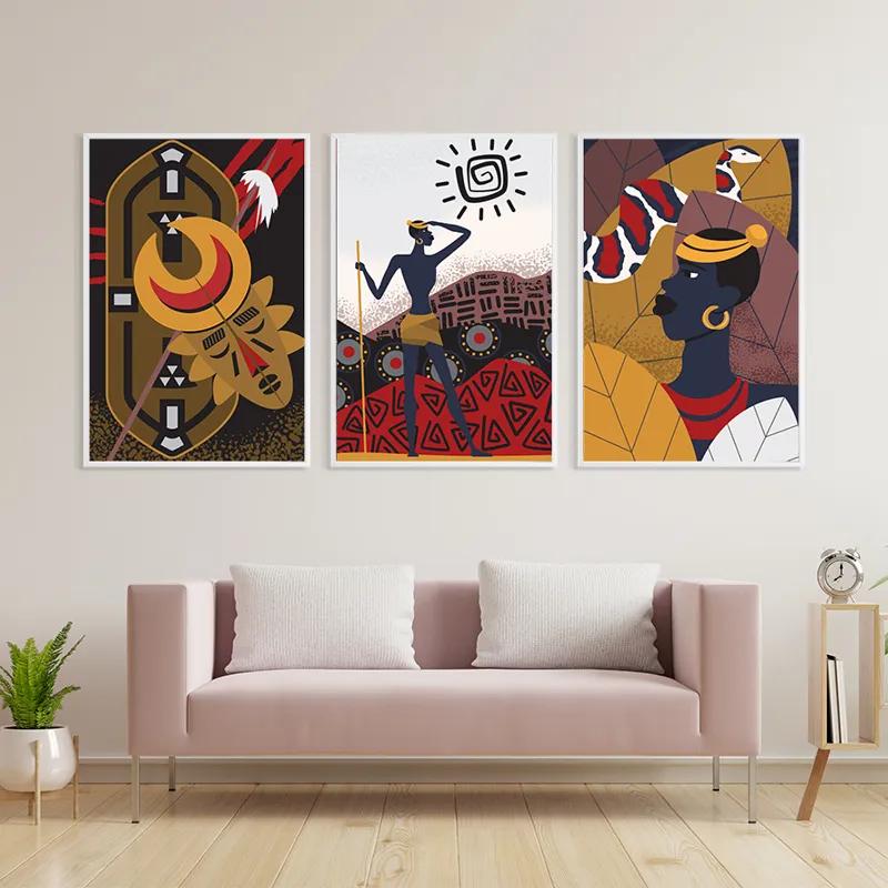 Картина на многоплатна основа Hunters Set mockup 3