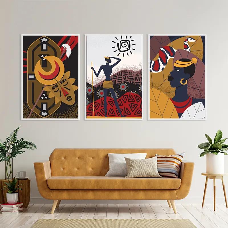 Картина на многоплатна основа Hunters Set mockup 4