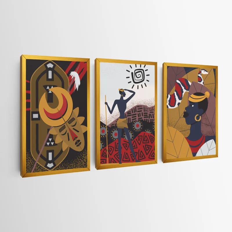 Картина на многоплатна основа Hunters Set mockup 0