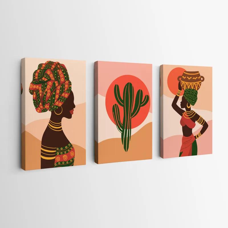 Картина на многоплатна основа African Tradition Set mockup 0
