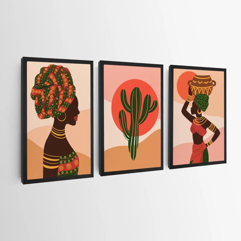 Картина на многоплатна основа African Tradition Set mockup 0