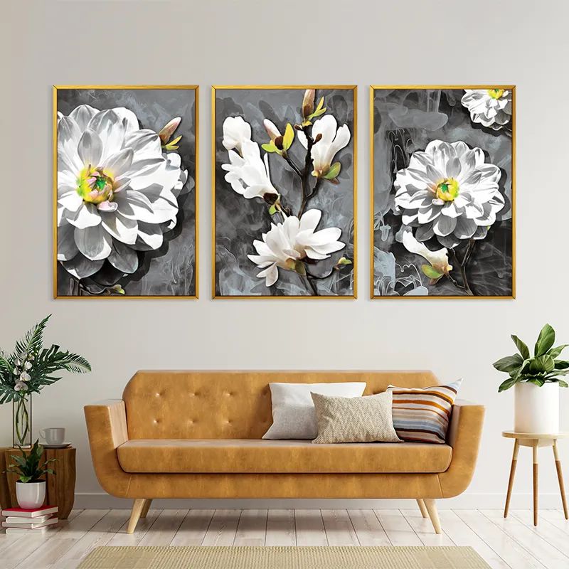 Smoke White Flower mockup 4