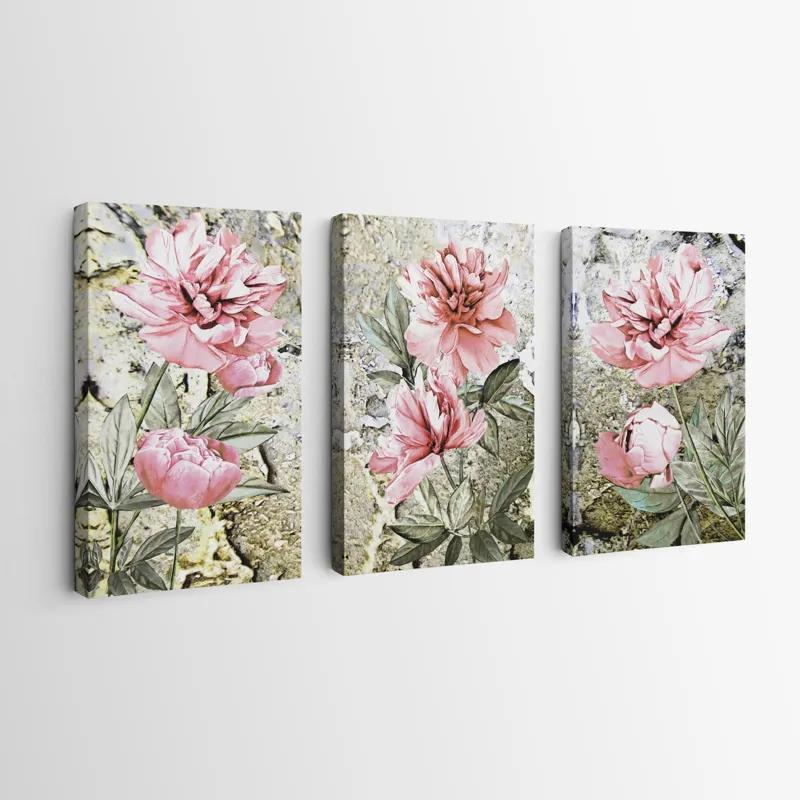 Картина на многоплатна основа Bujori Roz mockup 0