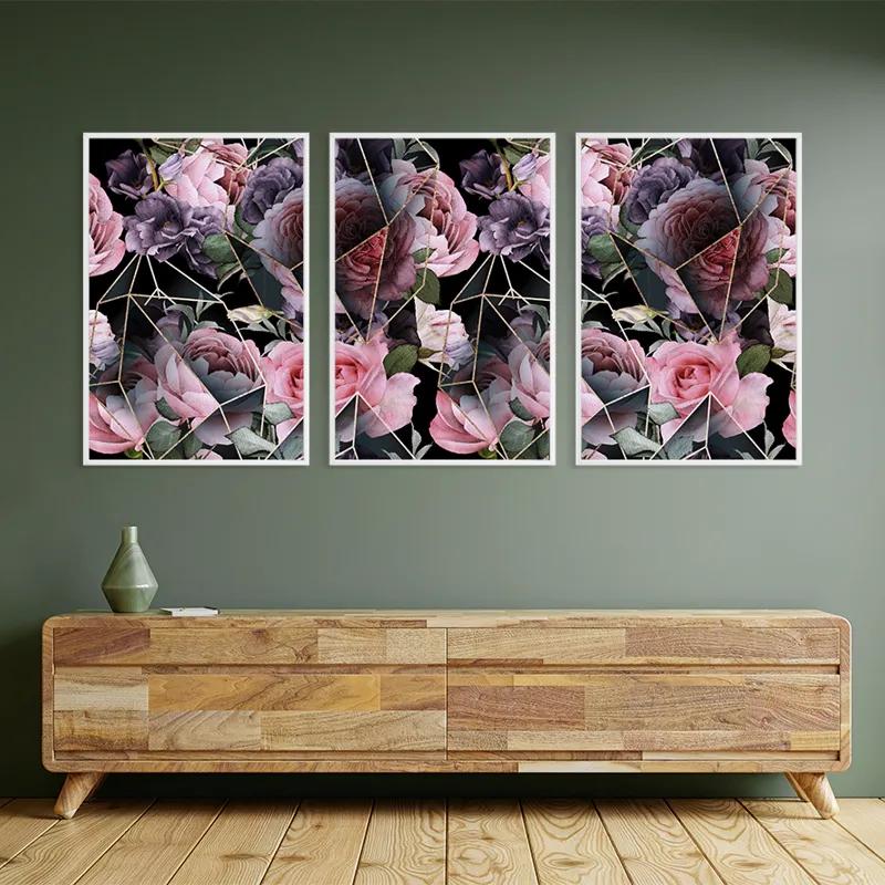 Картина на многоплатна основа Glass Flower mockup 2