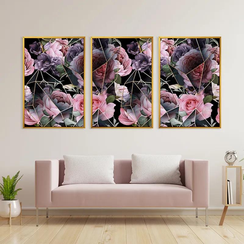 Картина на многоплатна основа Glass Flower mockup 3