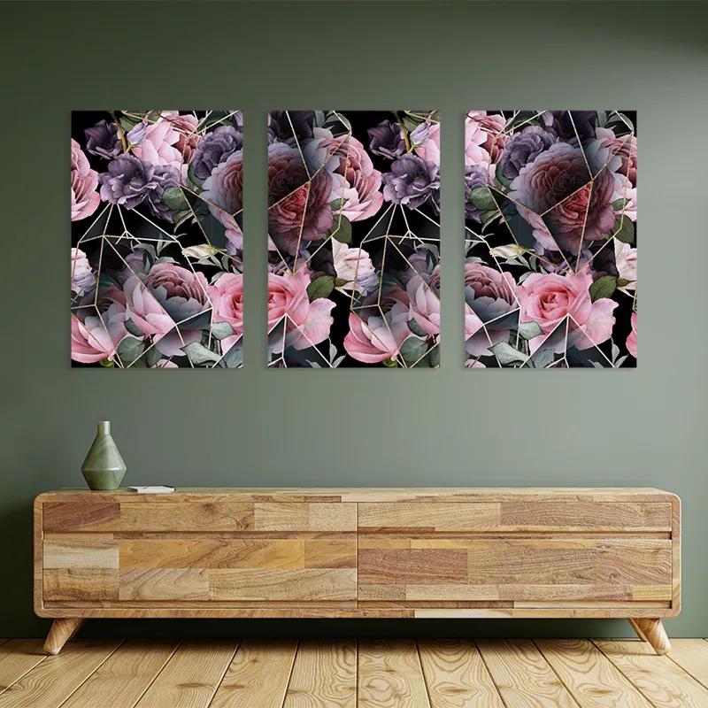 Картина на многоплатна основа Glass Flower mockup 2