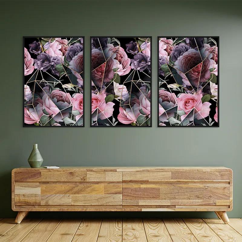 Картина на многоплатна основа Glass Flower mockup 2