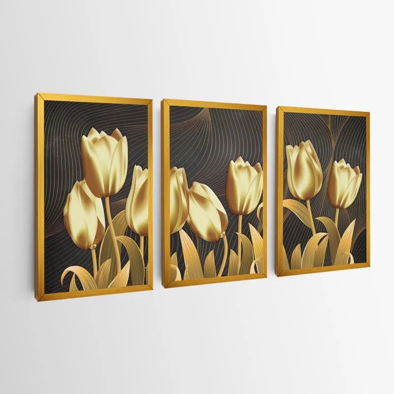 Картина на многоплатна основа Golden Tulip mockup 0