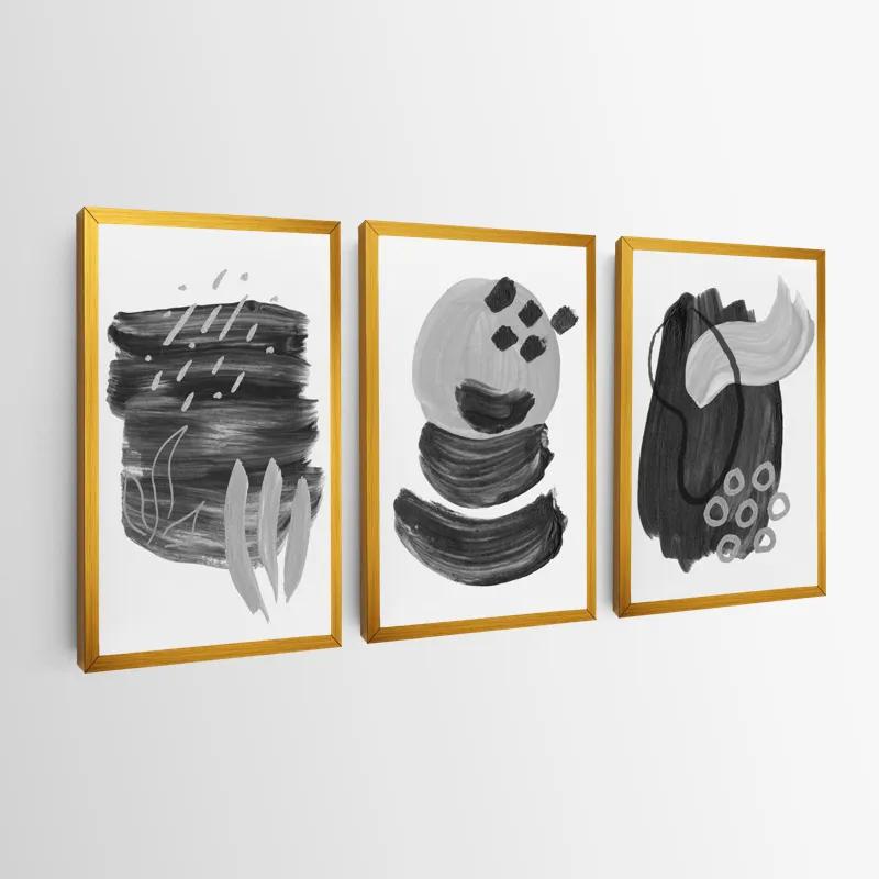 Картина на многоплатна основа Minimalist Grey mockup 0