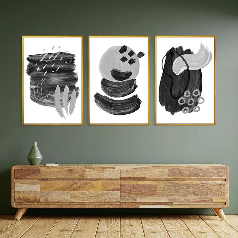 Картина на многоплатна основа Minimalist Grey mockup 2