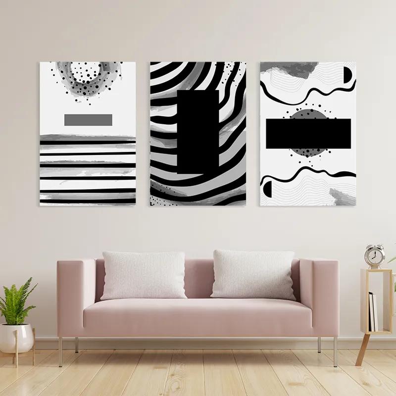 Картина на многоплатна основа Zebra Color Set mockup 3
